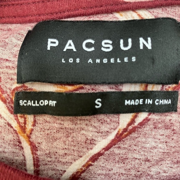 PacSun Floral Print Women's T-Shirt Short Sleeve Small - Picture 7 of 7